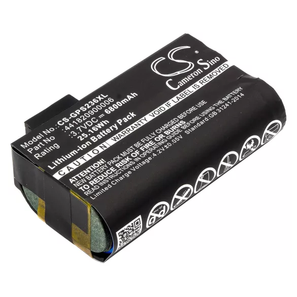 Utángyártott Sokkia Vonalkód szkenner Li-ion akkumulátor 3.7V 6800mAh 60991 - CameronSino