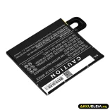 Utángyártott Google mobil Li-Polymer akkumulátor 3.85V 2700mAh G011A-B, 35H00272-01M - CameronSino