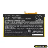 Utángyártott Huawei Tablet Li-Polymer akkumulátor 3.8V 6650mAh HB26A510EBC - CameronSino