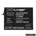 Utángyártott Huawei mobil Li-Polymer akkumulátor 3.85V 2950mAh HB366179ECW - CameronSino
