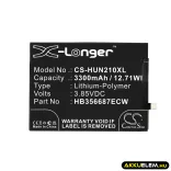 Utángyártott Huawei mobil Li-Polymer akkumulátor 3.85V 3300mAh HB356687ECW - CameronSino