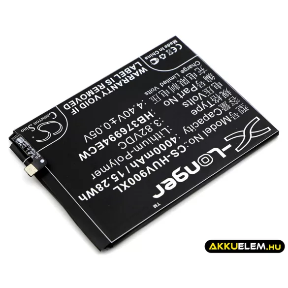 Utángyártott Huawei mobil Li-Polymer akkumulátor 3.82V 4000mAh HB376994ECW - CameronSino