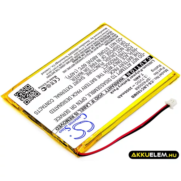 Utángyártott Luvion Babafigyelő Li-Polymer akkumulátor 3.7V 2000mAh SP405068 - CameronSino