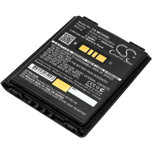 Utángyártott Symbol Vonalkód szkenner Li-ion akkumulátor 3.7V 2400mAh BTRY-MC55EAB02, 82-111094-01 - CameronSino