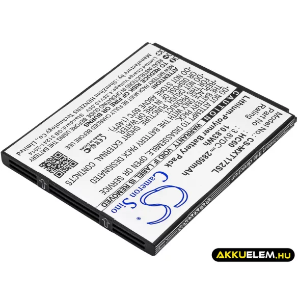 Utángyártott Motorola mobil Li-Polymer akkumulátor 3.8V 2850mAh HC60 - CameronSino