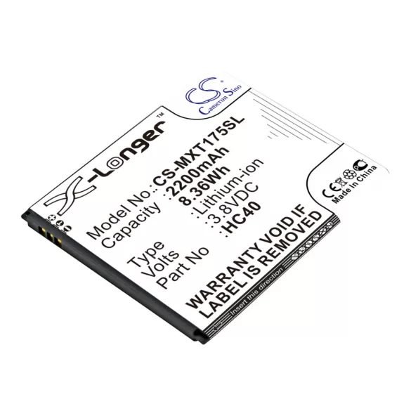 Utángyártott Motorola mobil Li-ion akkumulátor 3.8V 2200mAh HC40 - CameronSino