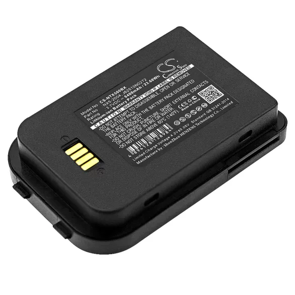 Utángyártott HandHeld Vonalkód szkenner Li-ion akkumulátor 3.7V 6400mAh NX5-2004, J62510N0272 - CameronSino