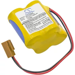   Utángyártott GE PLC Li-MnO2 elem 6V 2400mAh A06B-6114-K504, A98L-0031-0025 - CameronSino