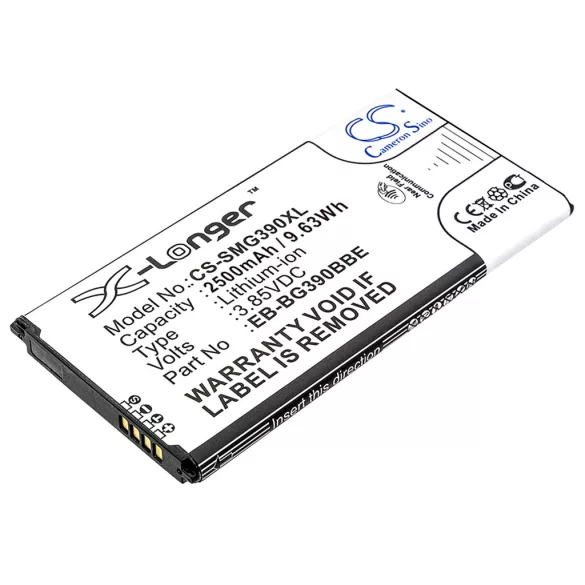 Utángyártott Samsung mobil Li-ion akkumulátor 3.85V 2500mAh EB-BG390BBE, EB-BG390BBEGWW - CameronSino