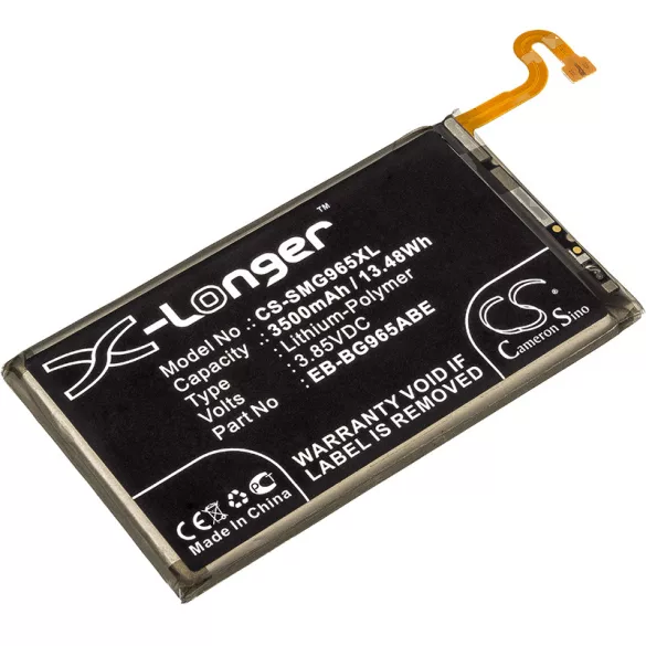 Utángyártott Samsung mobil Li-Polymer akkumulátor 3.85V 3500mAh EB-BG965ABE, GH82-15960A - CameronSino