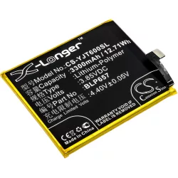   Utángyártott OnePlus mobil Li-Polymer akkumulátor 3.85V 3300mAh BLP657 - CameronSino