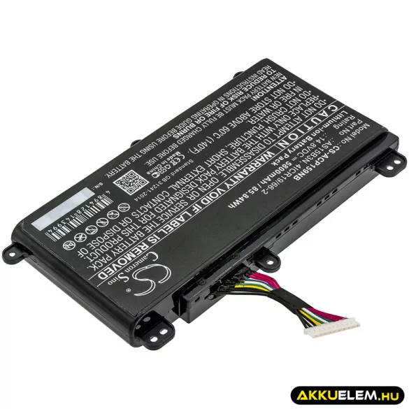 Utángyártott Acer laptop Li-ion akkumulátor 14.8V 5800mAh AS15B3N, KT.00803.004 - CameronSino