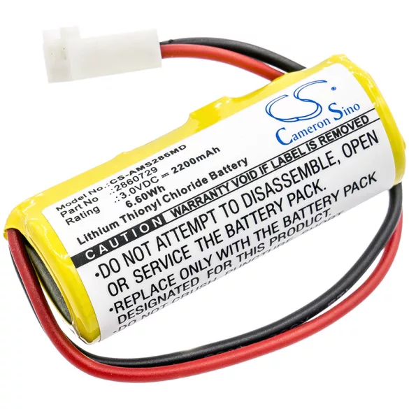 Utángyártott Alaris Medicalsystems Orvosi Li-SOCl2 elem 3V 2200mAh 2860729, OM11008 - CameronSino