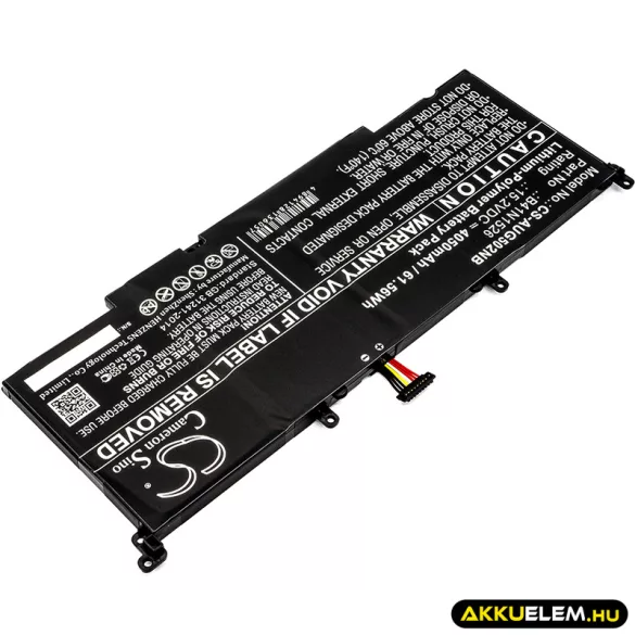 Utángyártott Asus laptop Li-Polymer akkumulátor 15.2V 4050mAh B41N1526, 0B200-0194000 - CameronSino