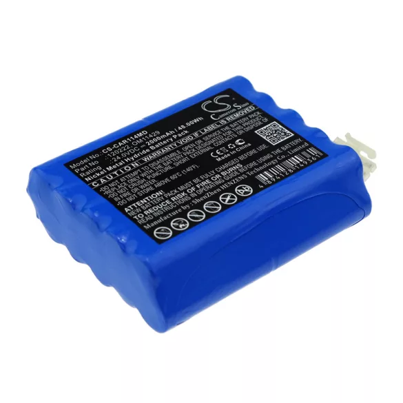 Utángyártott Cardioline Orvosi Ni-MH akkumulátor 24V 2000mAh 120222, BATT/110222 - CameronSino