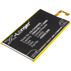   Utángyártott CATERPILLAR mobil Li-Polymer akkumulátor 3.8V 2900mAh 458002-S40 - CameronSino