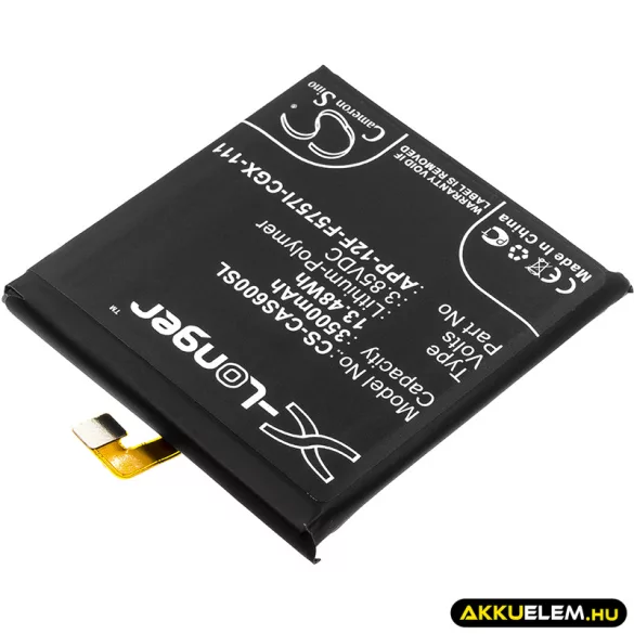 Utángyártott CAT mobil Li-Polymer akkumulátor 3.85V 3500mAh APP-12F-F5757I-CGX-111 - CameronSino
