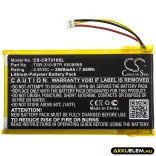 Utángyártott Crestron Távirányító Li-Polymer akkumulátor 3.8V 2000mAh TSR-310-BTP, 6508588 - CameronSino