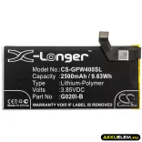 Utángyártott Google mobil Li-Polymer akkumulátor 3.85V 2500mAh G020I-B - CameronSino