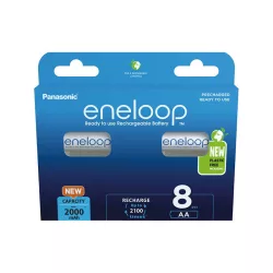  Eneloop AA 2000mAh NiMh akku (8db/csomag ár/csomag) fehér (nem bontható)