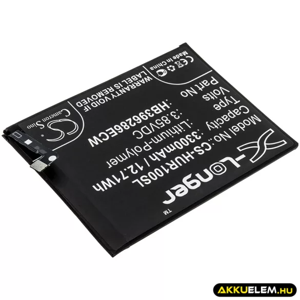Utángyártott Huawei mobil Li-Polymer akkumulátor 3.85V 3300mAh HB396286ECW - CameronSino