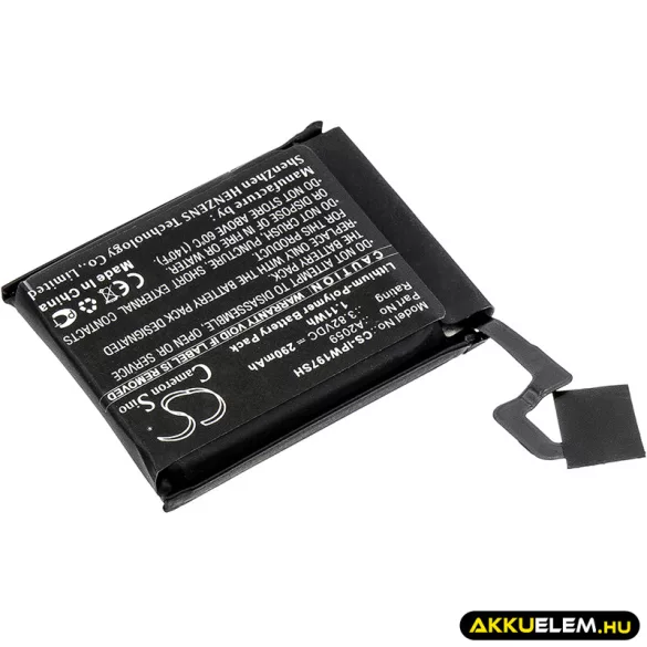 Utángyártott Apple Okosóra Li-Polymer akkumulátor 3.82V 290mAh A2059 - CameronSino