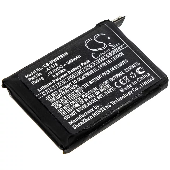 Utángyártott Apple Okosóra Li-Polymer akkumulátor 3.8V 240mAh A1579 - CameronSino