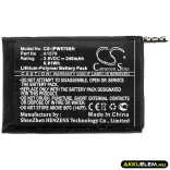 Utángyártott Apple Okosóra Li-Polymer akkumulátor 3.8V 240mAh A1579 - CameronSino