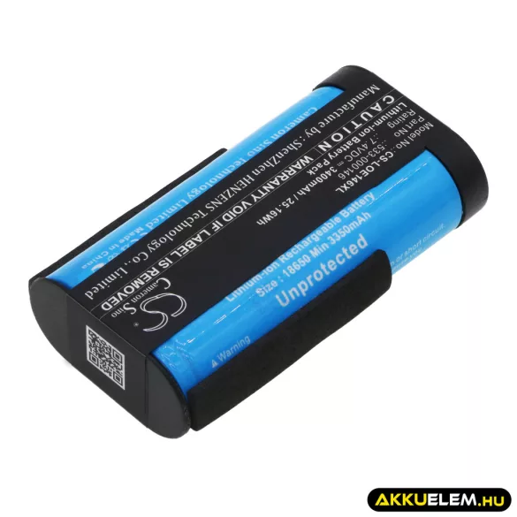 Utángyártott Logitech hangszóró Li-ion akkumulátor 7.4V 3400mAh 533-000146 - CameronSino