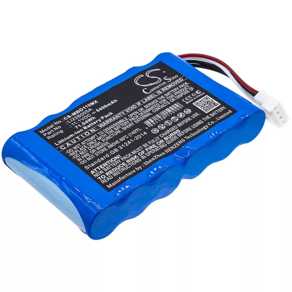 Utángyártott Mindray Orvosi Li-ion akkumulátor 11.1V 6400mAh LI23S005A - CameronSino