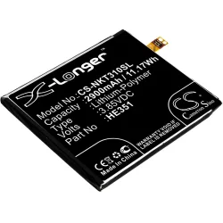   Utángyártott Nokia mobil Li-Polymer akkumulátor 3.85V 2900mAh HE351 - CameronSino