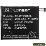 Utángyártott Alcatel mobil Li-Polymer akkumulátor 3.85V 2950mAh TLp030JC, CAC3000034CC - CameronSino
