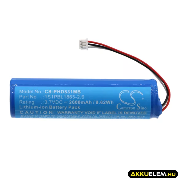 Utángyártott Philips Babafigyelő Li-ion akkumulátor 3.7V 2600mAh 1S1PBL1865-2.6, NTA3459-4 KÉK - CameronSino
