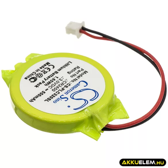 Utángyártott Panasonic PLC Lithium elem 3V 550mAh AFPX-BATT, CR2450 - CameronSino