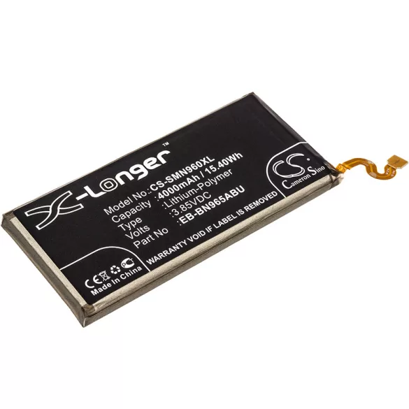 Utángyártott Samsung mobil Li-Polymer akkumulátor 3.85V 4000mAh EB-BN965ABE, EB-BN965ABU - CameronSino