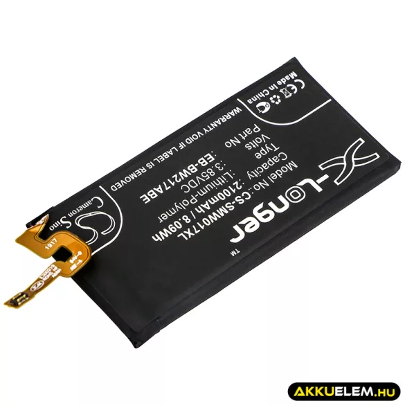 Utángyártott Samsung mobil Li-Polymer akkumulátor 3.85V 2100mAh EB-BW217ABE - CameronSino