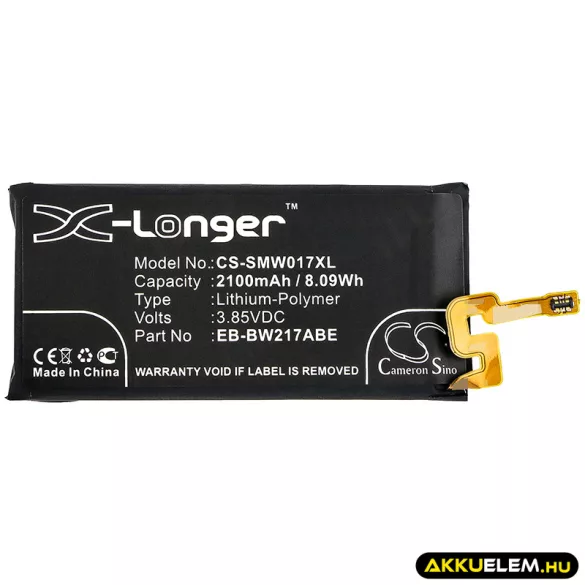 Utángyártott Samsung mobil Li-Polymer akkumulátor 3.85V 2100mAh EB-BW217ABE - CameronSino