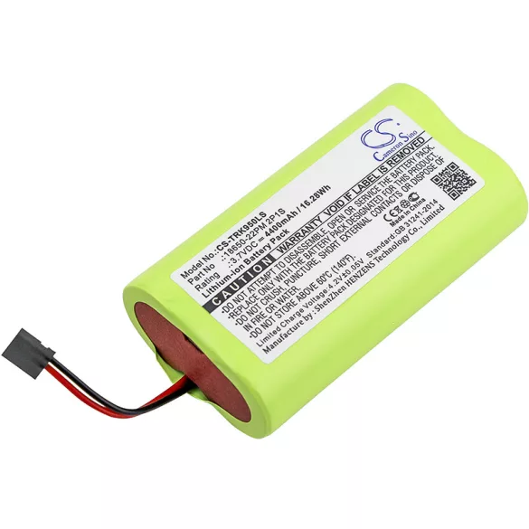 Utángyártott Trelock kézilámpa Li-ion akkumulátor 3.7V 4400mAh 18650-22PM 2P1S - CameronSino