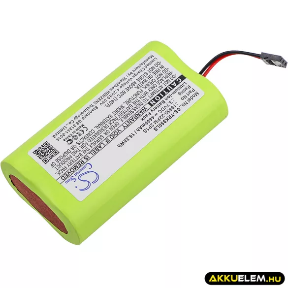 Utángyártott Trelock kézilámpa Li-ion akkumulátor 3.7V 4400mAh 18650-22PM 2P1S - CameronSino