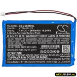 Utángyártott Uniwell Pénztárgép Li-Polymer akkumulátor 7.4V 2600mAh YT784262-2S - CameronSino