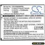 Utángyártott Vodafone mobil Li-ion akkumulátor 3.8V 2100mAh Li3822T43p4h736040 - CameronSino