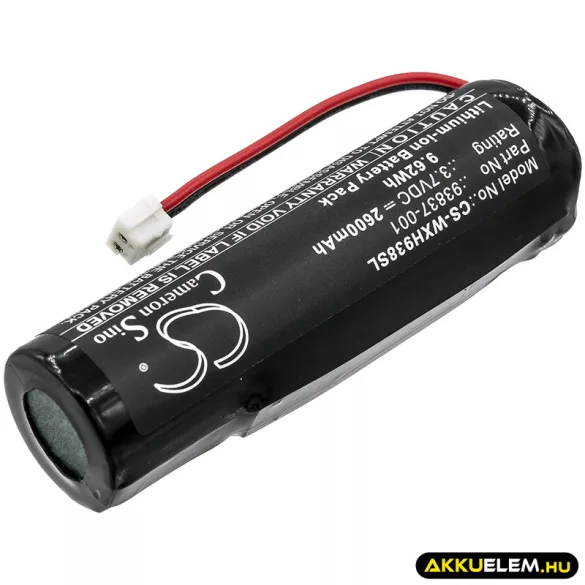 Utángyártott Wahl Borotva Li-ion akkumulátor 3.7V 2600mAh 93837-001, 93837-200 - CameronSino