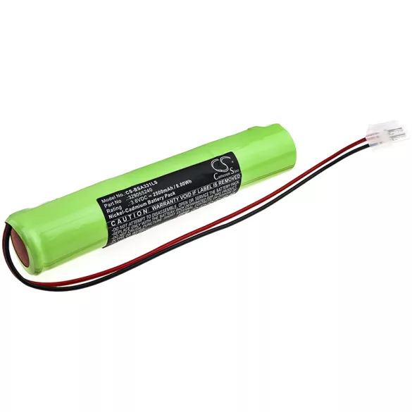 Utángyártott BAES Vészvilágítás Ni-CD akkumulátor 3.6V 2500mAh 329055240 - CameronSino