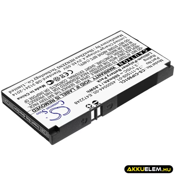 Utángyártott Cisco Vezeték nélküli telefon Li-Polymer akkumulátor 3.7V 500mAh 74-111509-01, E472248 - CameronSino