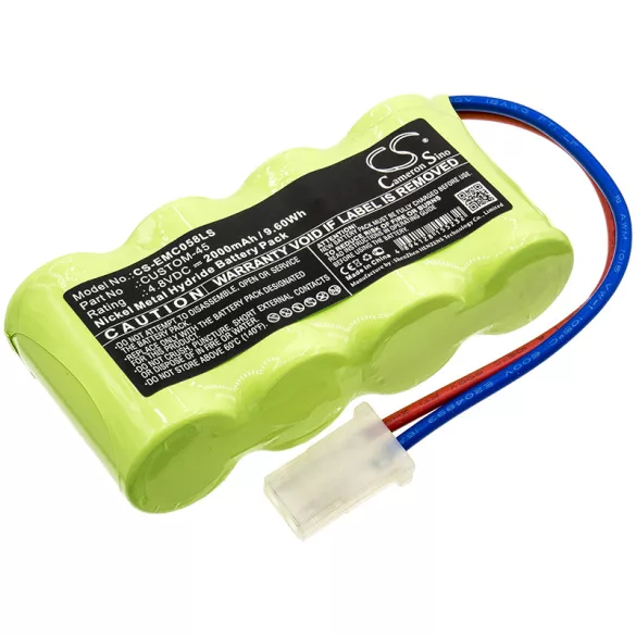Utángyártott Lithonia Vészvilágítás Ni-MH akkumulátor 4.8V 2000mAh CUSTOM-45, 4PH56 - CameronSino