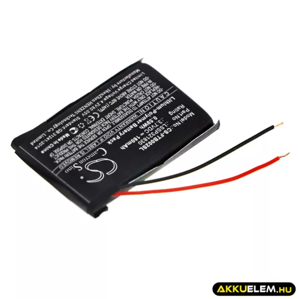 Utángyártott FitBit Okosóra Li-Polymer akkumulátor 3.7V 160mAh LSSP321830 - CameronSino
