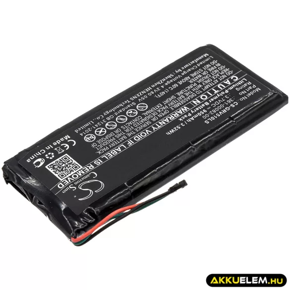 Utángyártott Garmin kézilámpa Li-Polymer akkumulátor 3.7V 950mAh 361-00082-00 - CameronSino