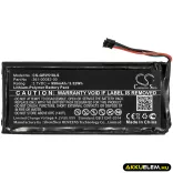 Utángyártott Garmin kézilámpa Li-Polymer akkumulátor 3.7V 950mAh 361-00082-00 - CameronSino