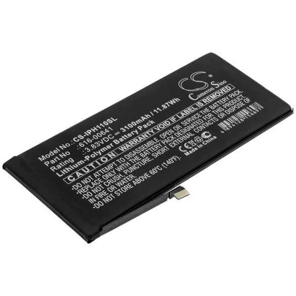 Utángyártott Apple mobil Li-Polymer akkumulátor 3.83V 3100mAh 616-00641 - CameronSino