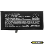 Utángyártott Apple mobil Li-Polymer akkumulátor 3.83V 3100mAh 616-00641 - CameronSino